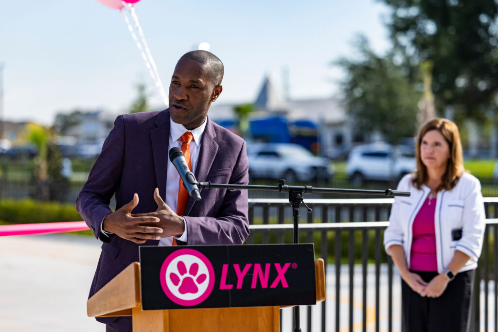 Commissioner Scott speaking - Lynx